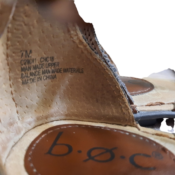 🔥B.O.C. Beachy Bohemian Style Sandals Sz. 7 - Picture 8 of 8